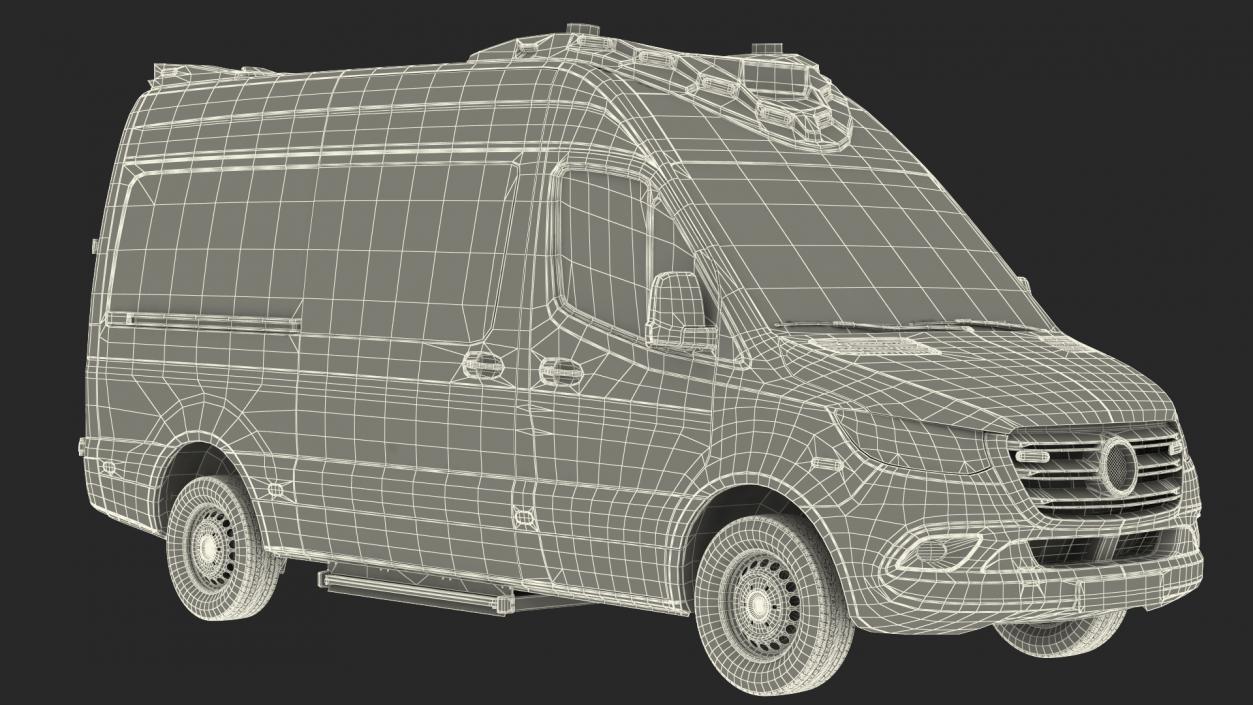 3D Ambulance Van model