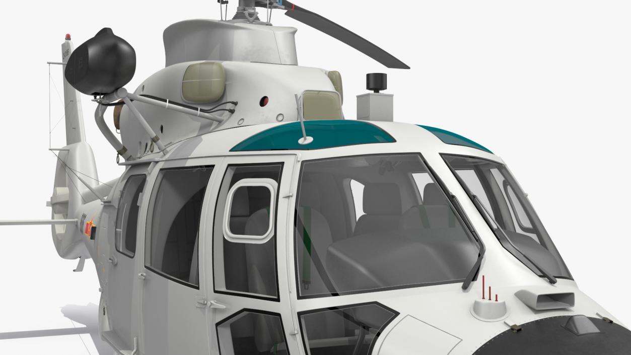 Harbin Z-9 Haitun Rigged 3D model