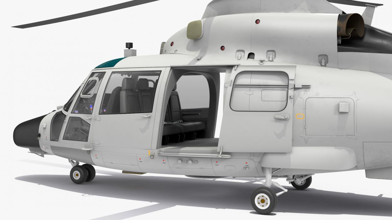 Harbin Z-9 Haitun Rigged 3D model