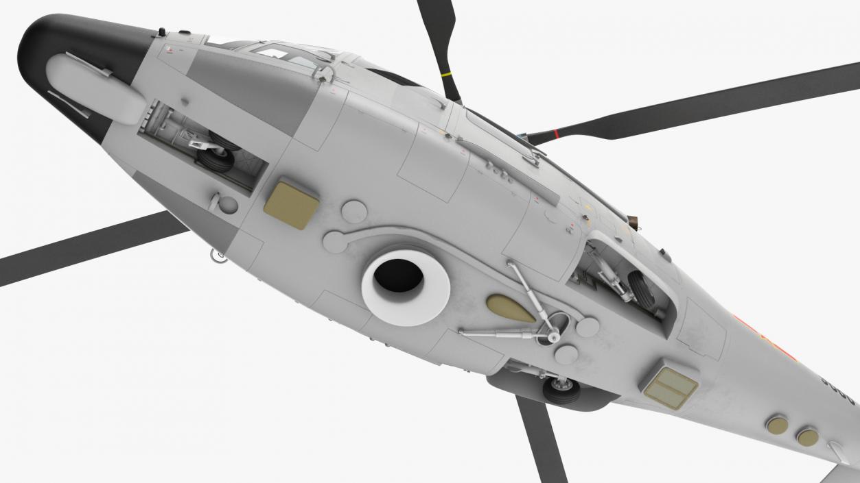 Harbin Z-9 Haitun Rigged 3D model