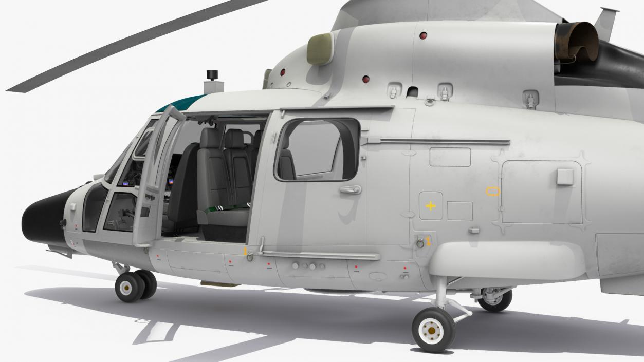 Harbin Z-9 Haitun Rigged 3D model