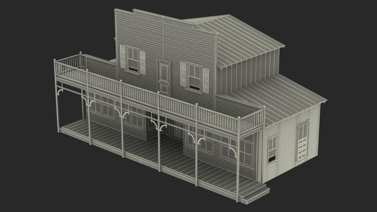 3D model Western Houses Collection