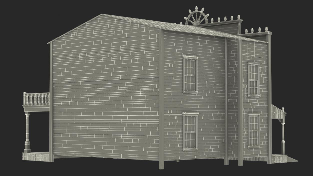 3D model Western Houses Collection