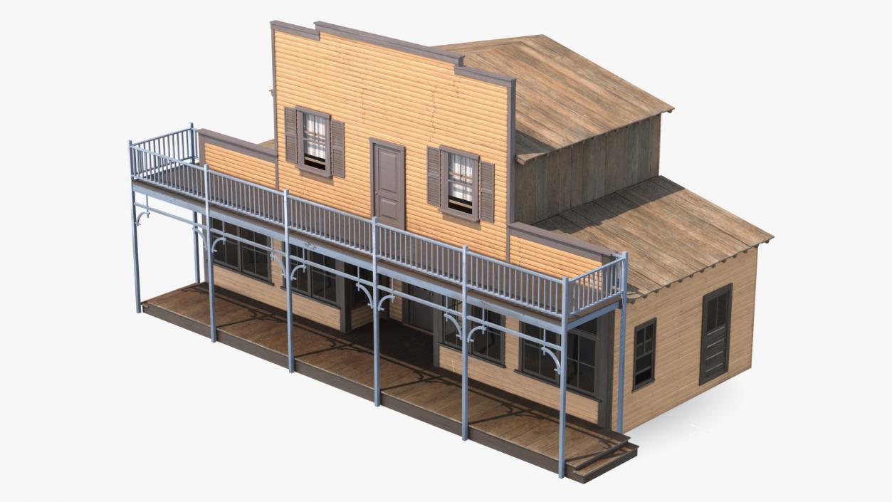 3D model Western Houses Collection