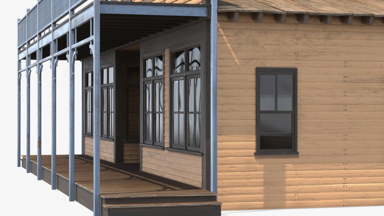 3D model Western Houses Collection