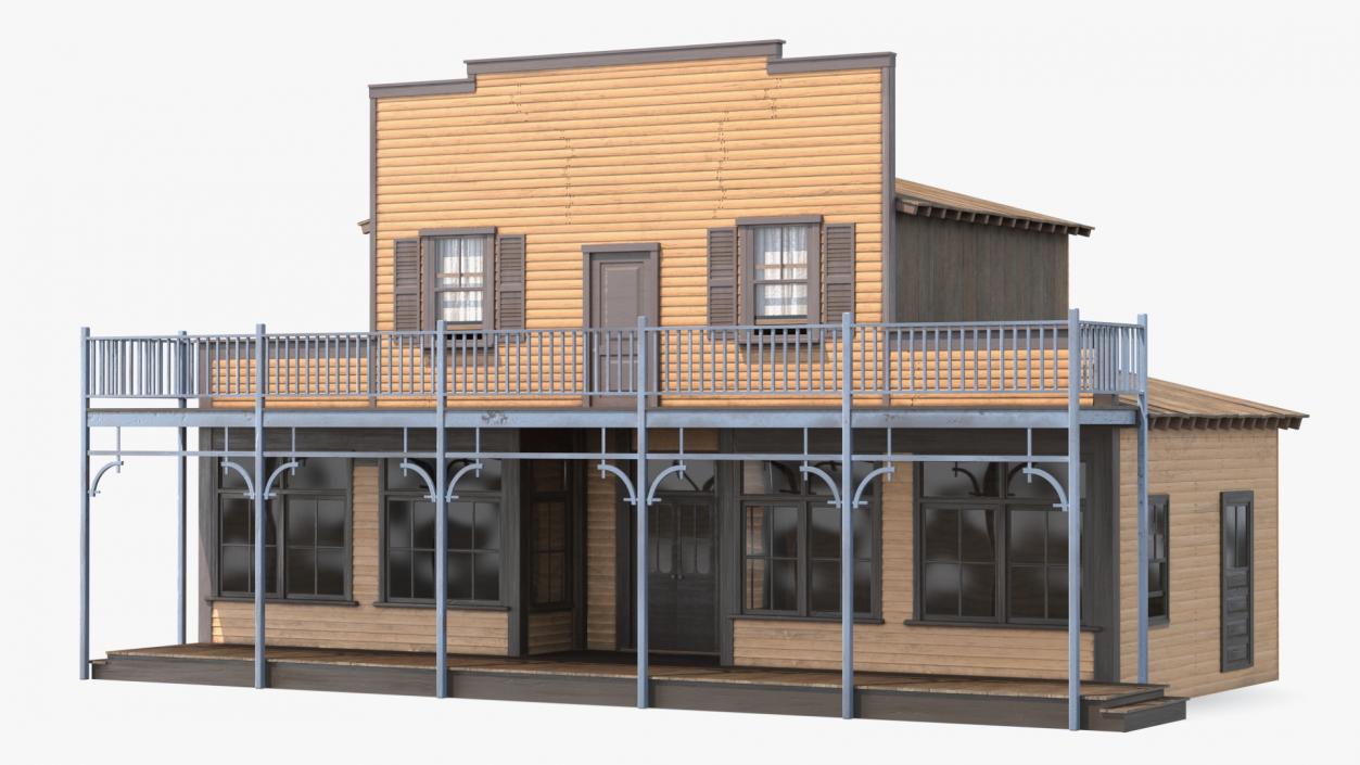 3D model Western Houses Collection