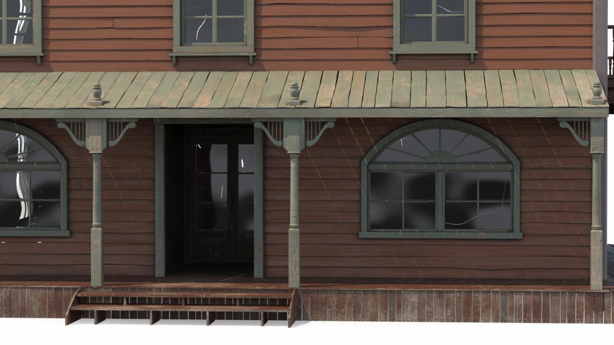 3D model Western Houses Collection