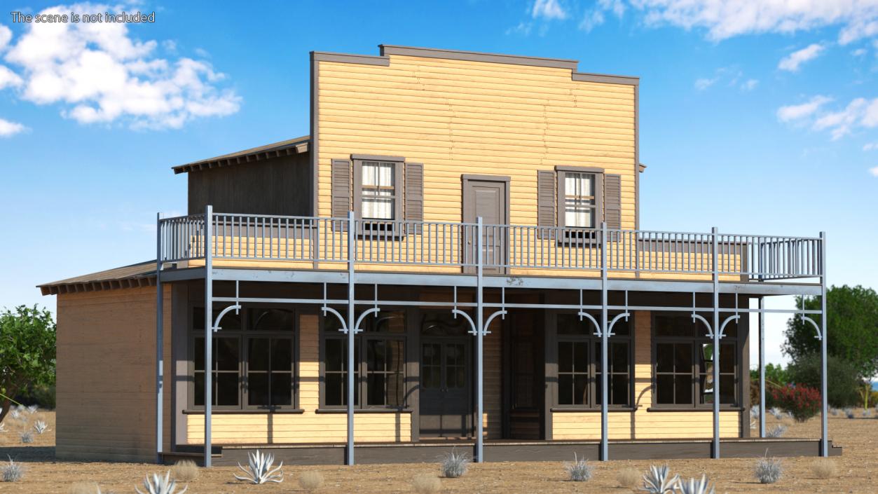 3D model Western Houses Collection