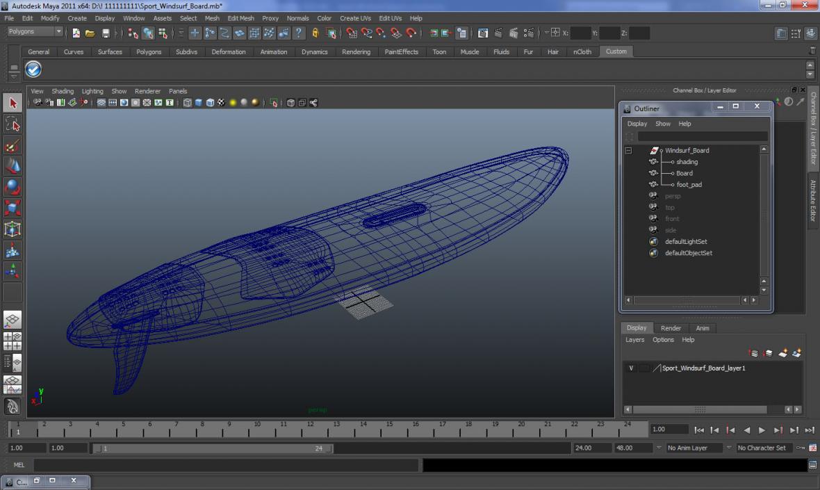 Windsurf Board 3D model