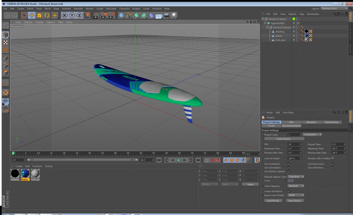 Windsurf Board 3D model