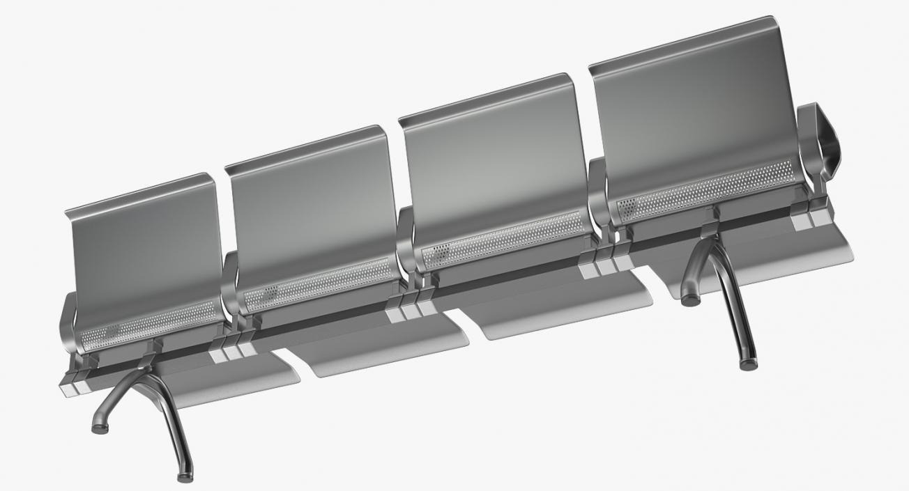 3D Airport Terminal Seating System