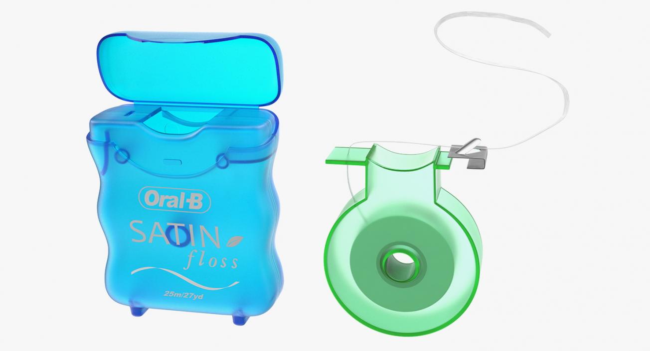 3D Opened Dental Floss ORAL B