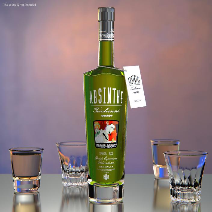 Alcoholic Drinks Collection 3D