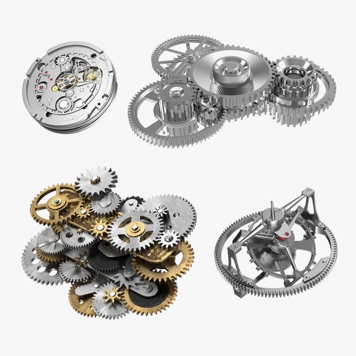 Clock Mechanisms Collection 3 3D model