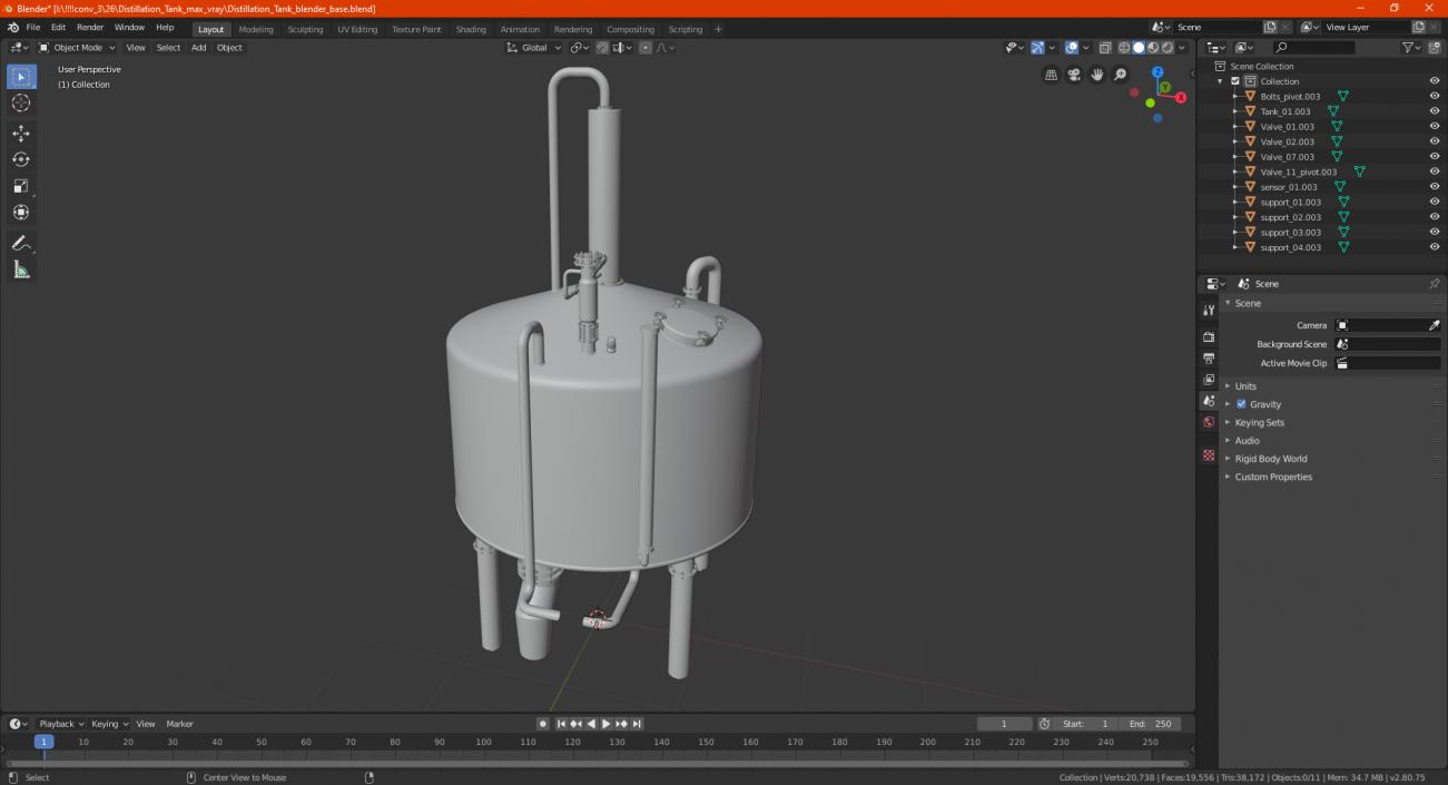 Distillation Tank 3D