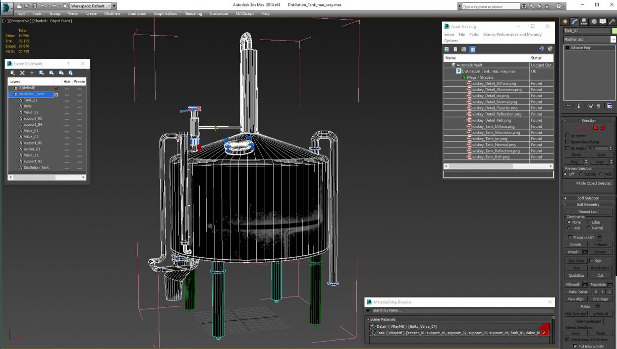 Distillation Tank 3D