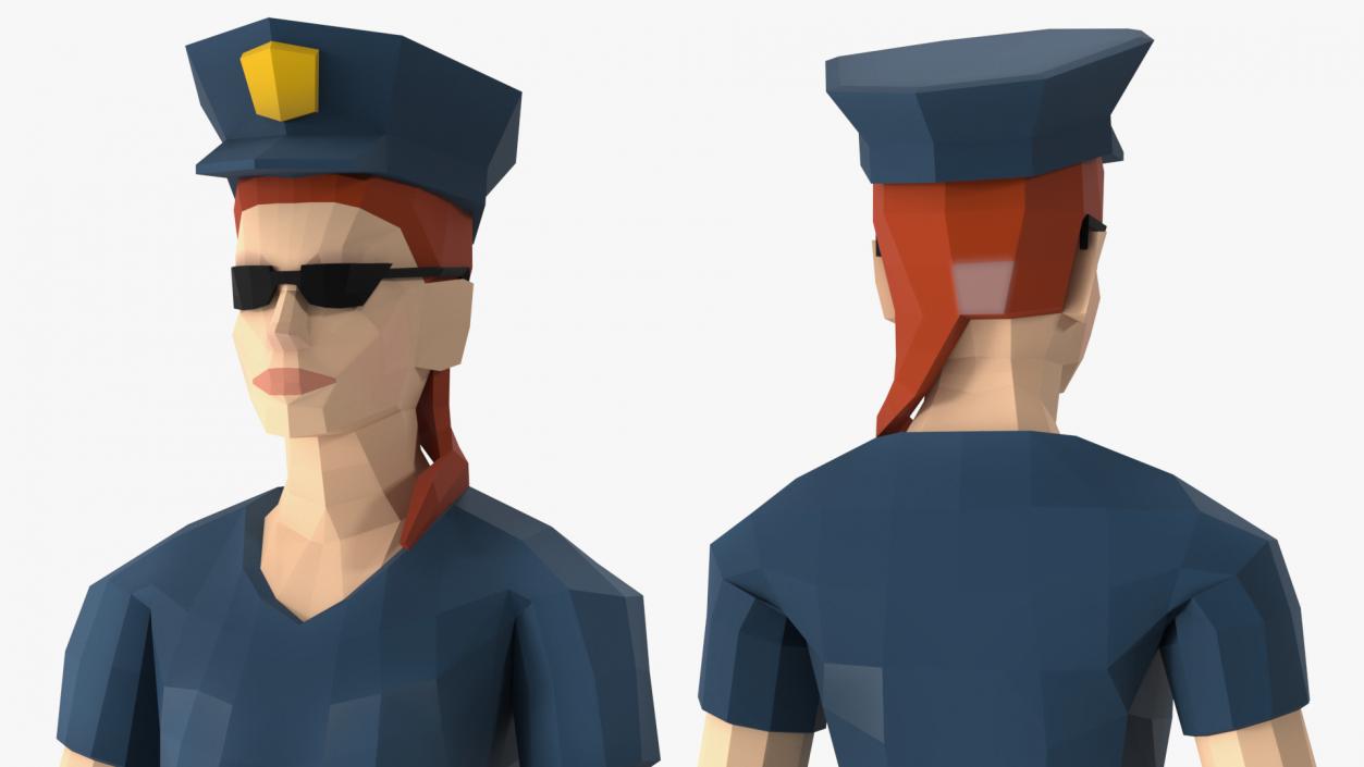 Rigged Low Poly Characters Collection 2 3D model