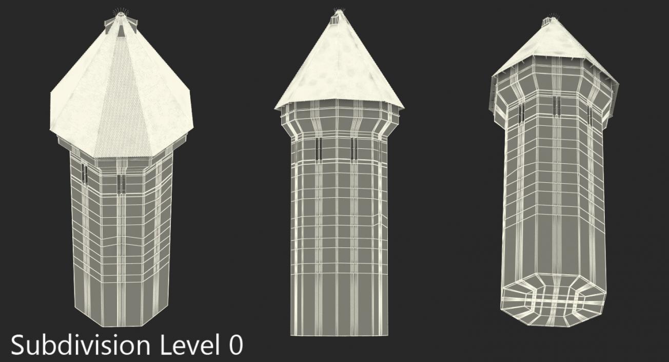 Medieval Tower 3D model