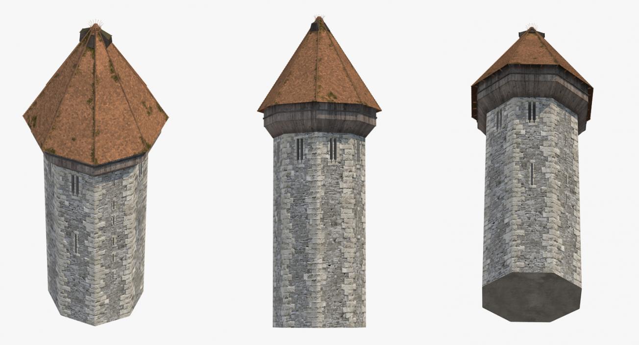 Medieval Tower 3D model