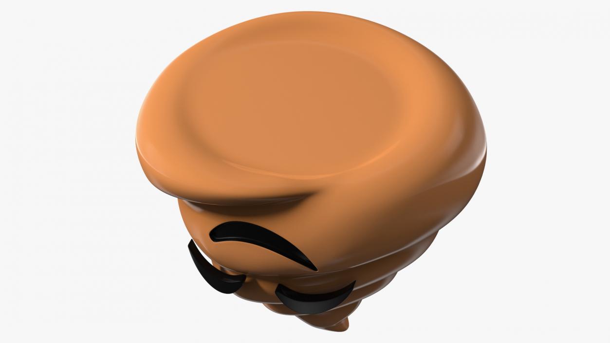 3D Poop Emoji Smiling Eyes model