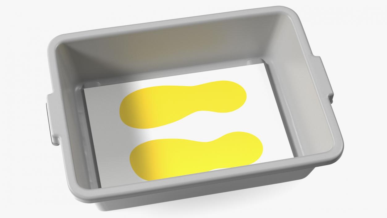 Boots Shapes Airport Security Tray 3D model