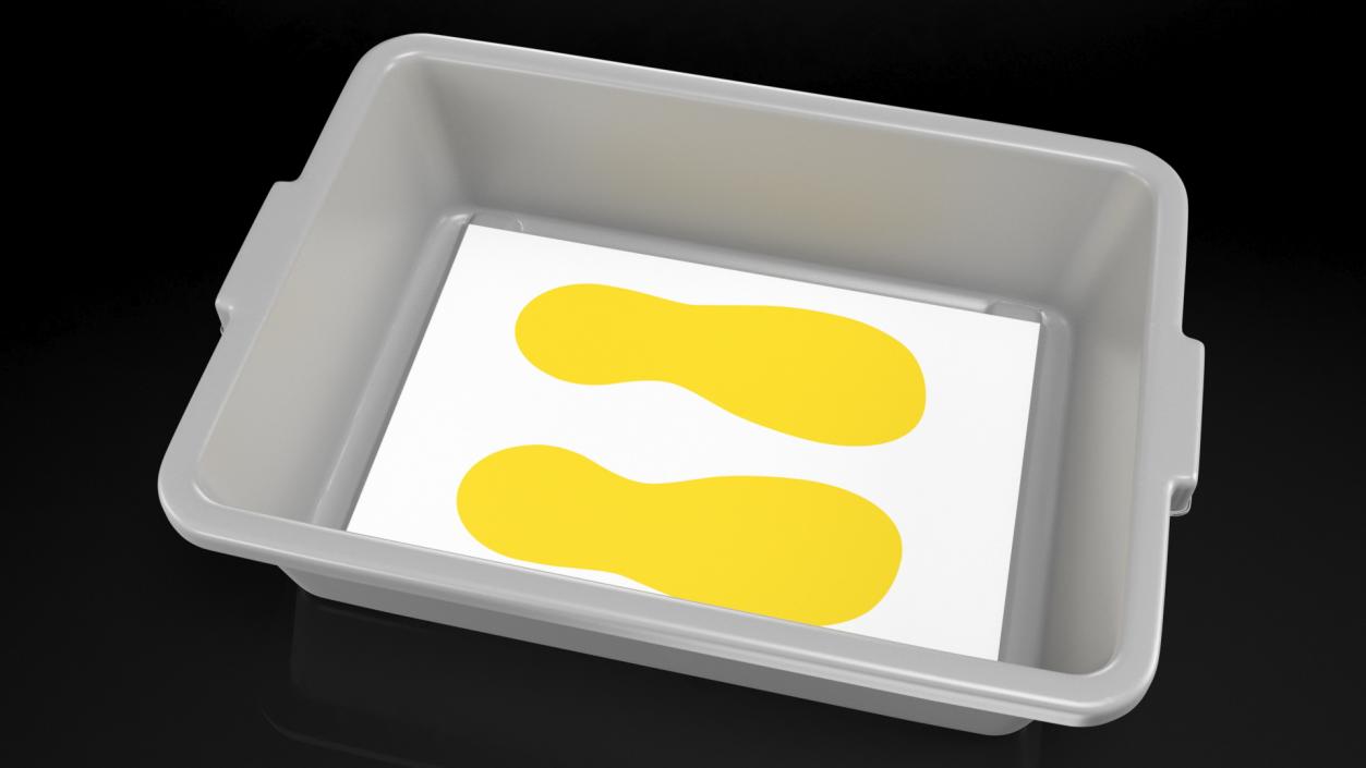 Boots Shapes Airport Security Tray 3D model