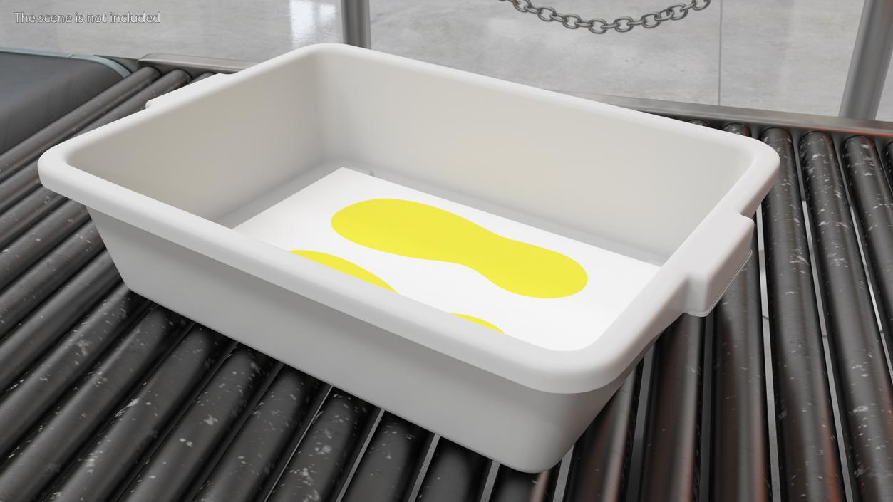 Boots Shapes Airport Security Tray 3D model