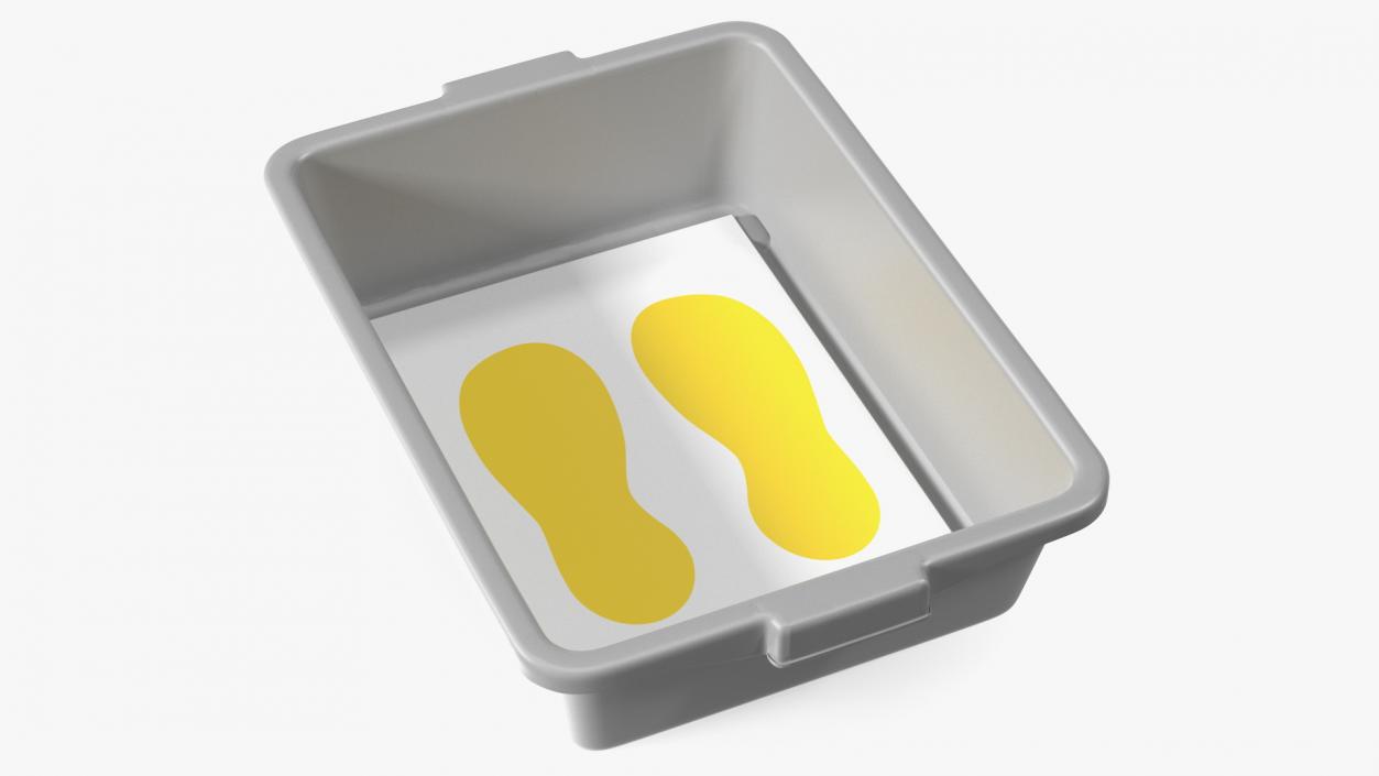 Boots Shapes Airport Security Tray 3D model