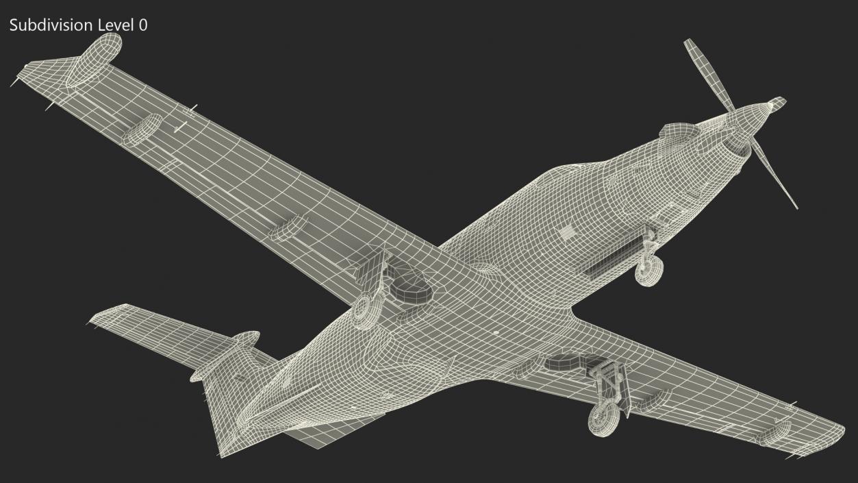 Turboprop Business Aircraft 3D