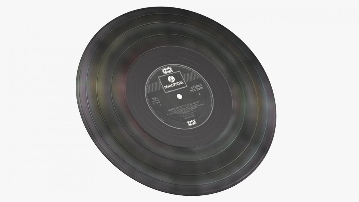 Vinyl Records Collection 3D model