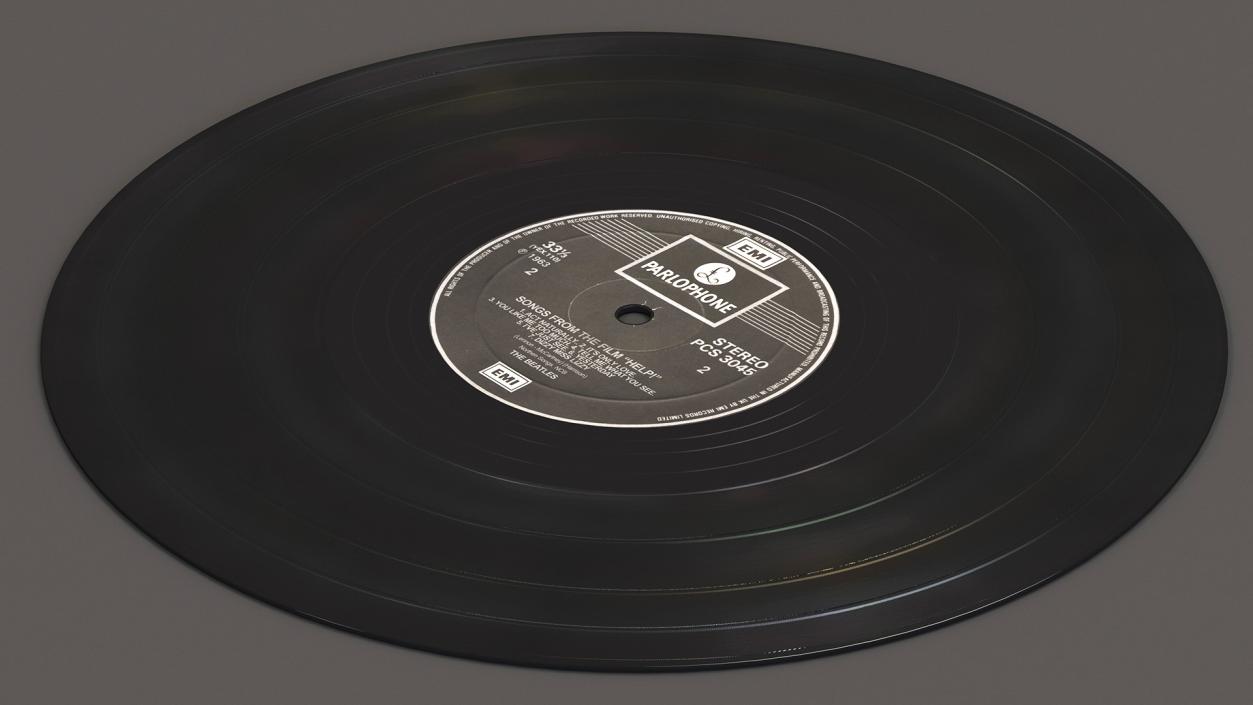 Vinyl Records Collection 3D model