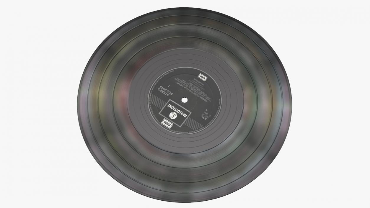 Vinyl Records Collection 3D model