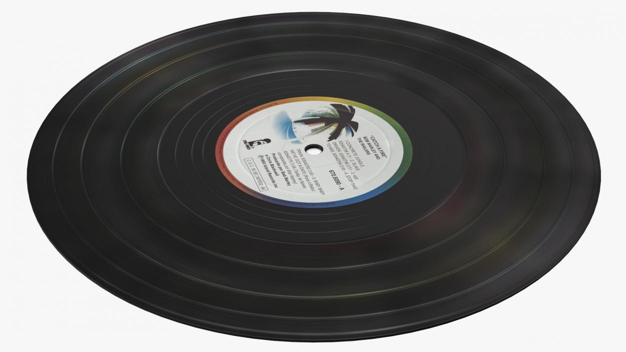 Vinyl Records Collection 3D model