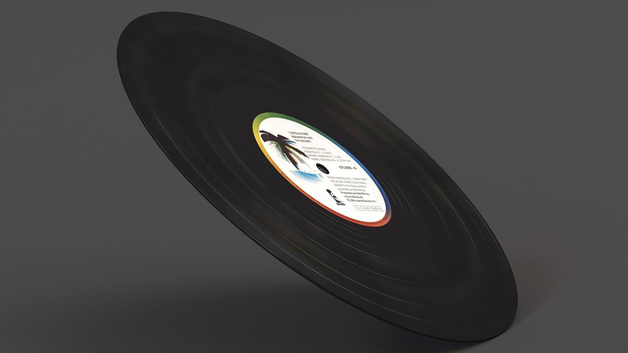 Vinyl Records Collection 3D model