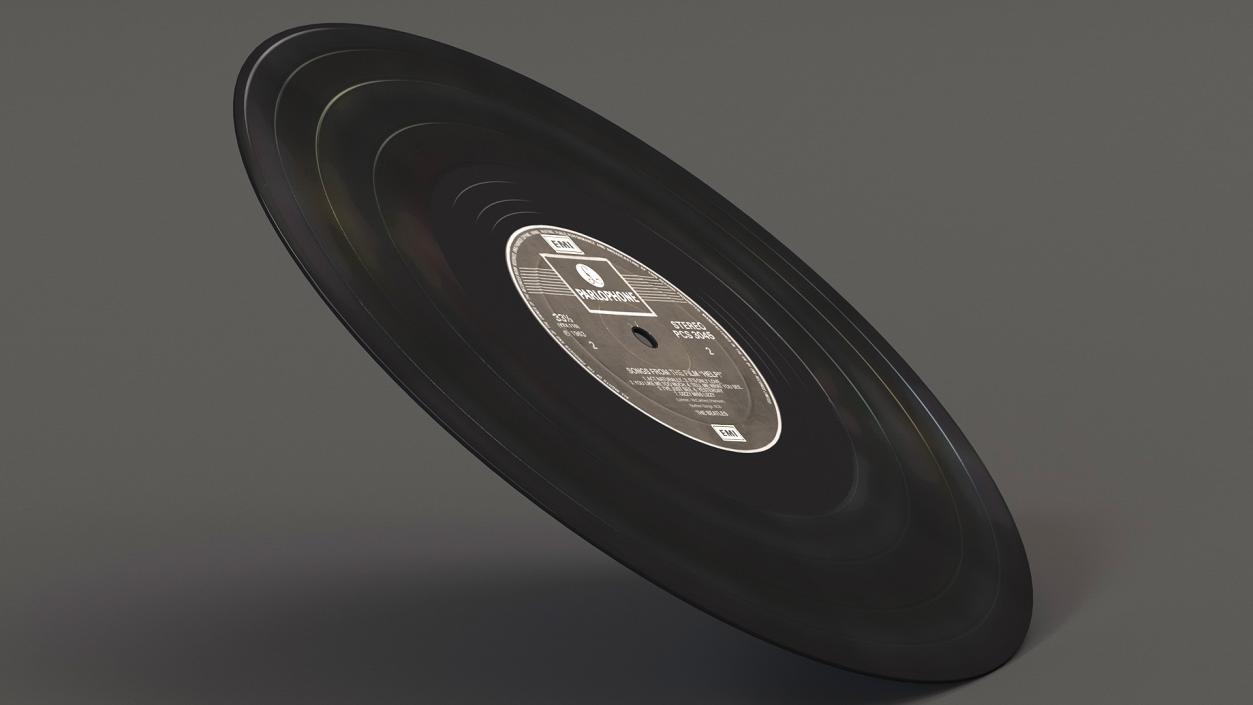 Vinyl Records Collection 3D model