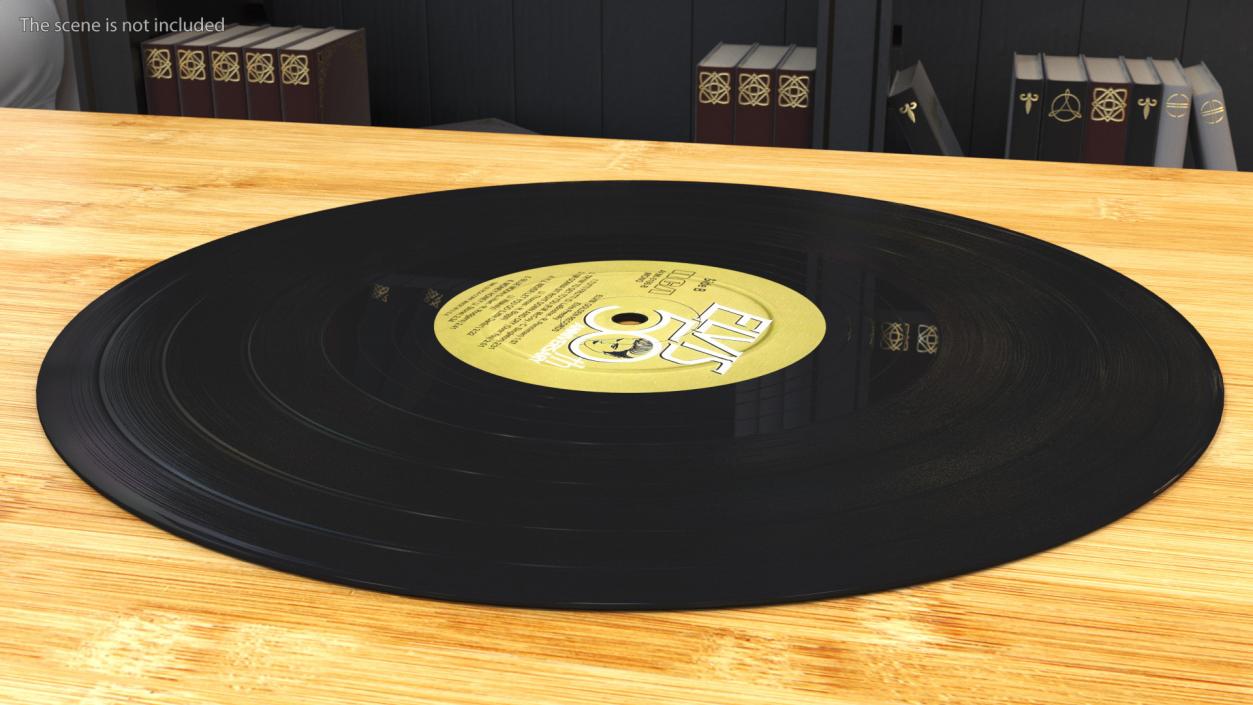 Vinyl Records Collection 3D model