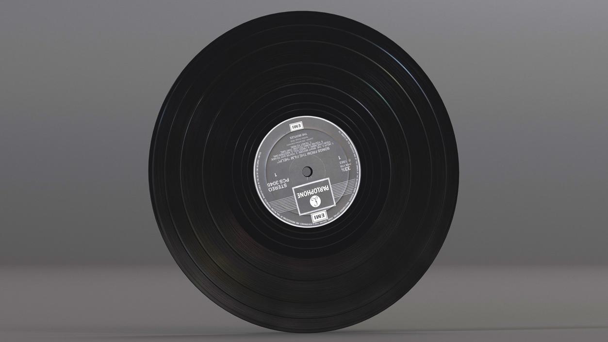 Vinyl Records Collection 3D model