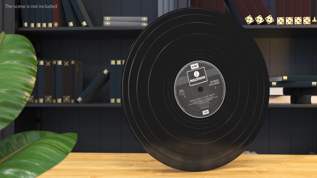 Vinyl Records Collection 3D model