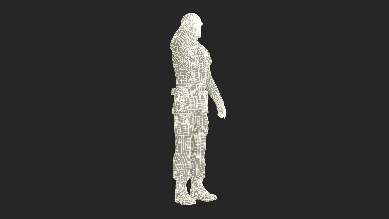 Toy Soldier Salutes 3D model