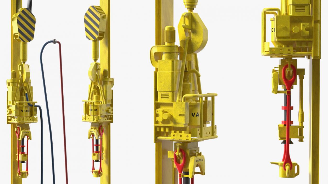 3D Polar Drilling Rig model