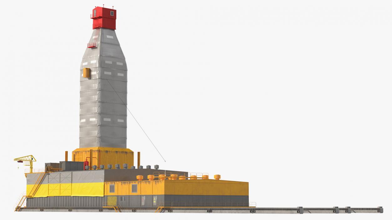 3D Polar Drilling Rig model