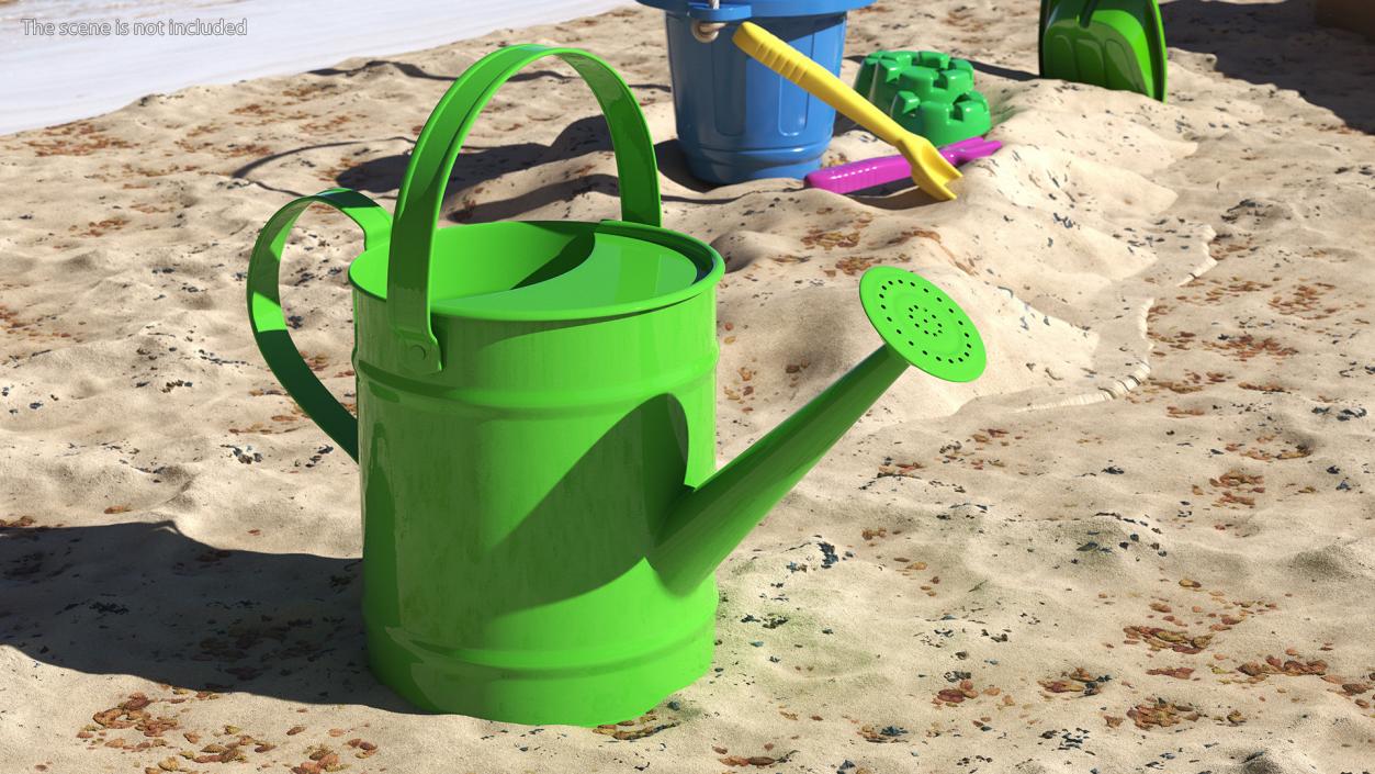 3D Metal Watering Can model