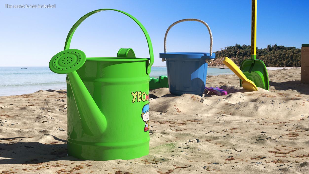 3D Metal Watering Can model