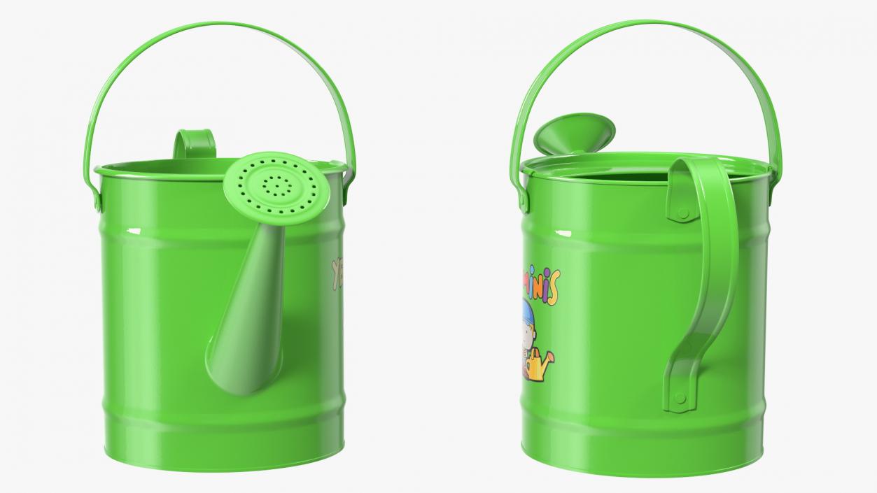 3D Metal Watering Can model