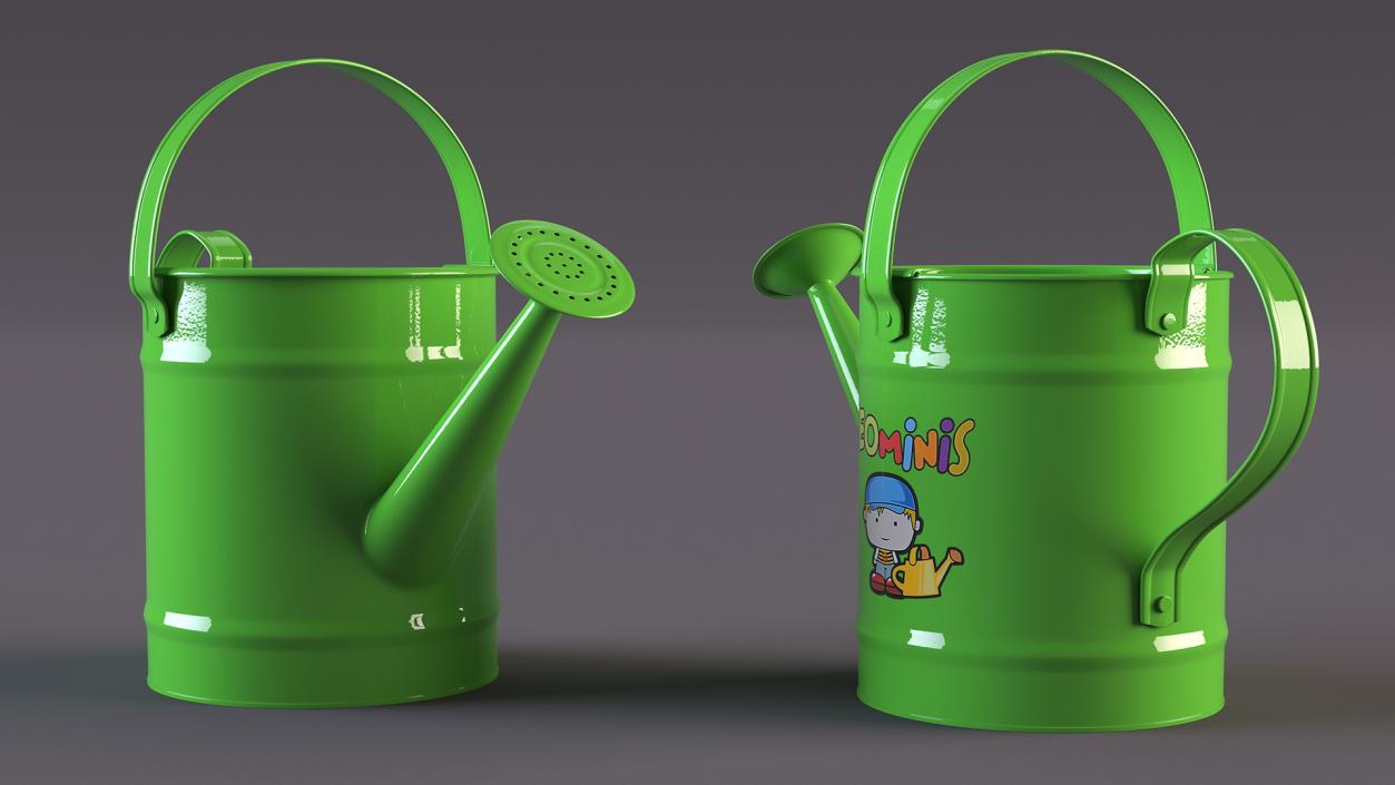 3D Metal Watering Can model