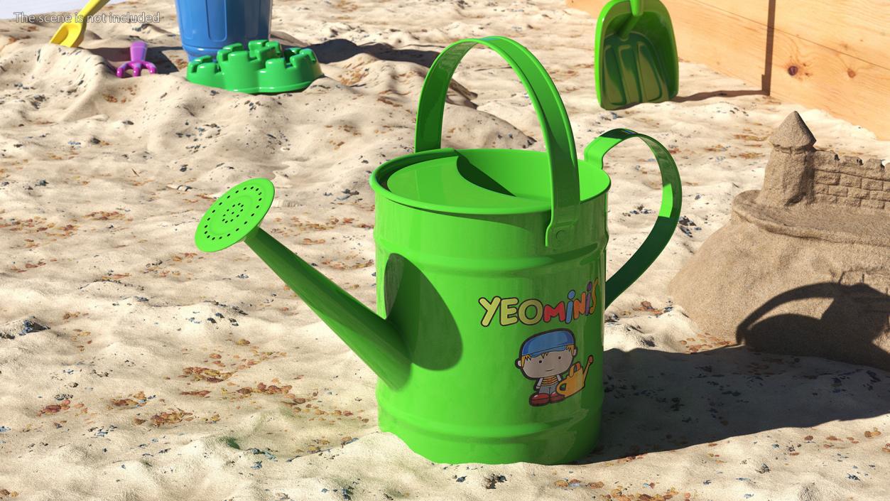 3D Metal Watering Can model