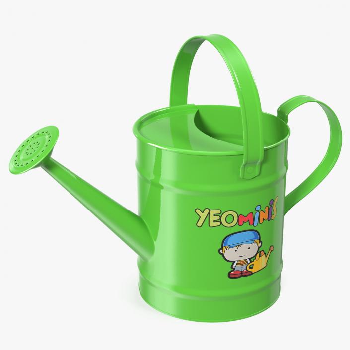 3D Metal Watering Can model