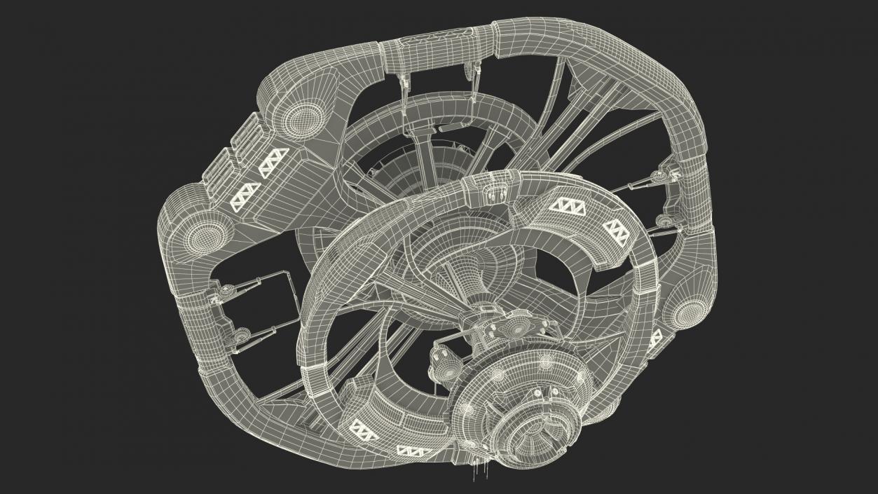 3D model Sci Fi Space Station