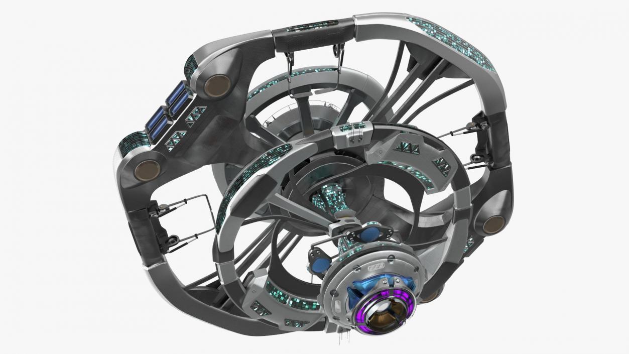 3D model Sci Fi Space Station