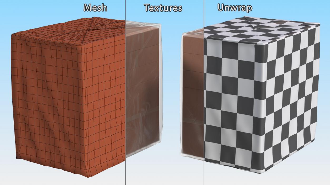 3D model Transparent Cargo Pallet Cover